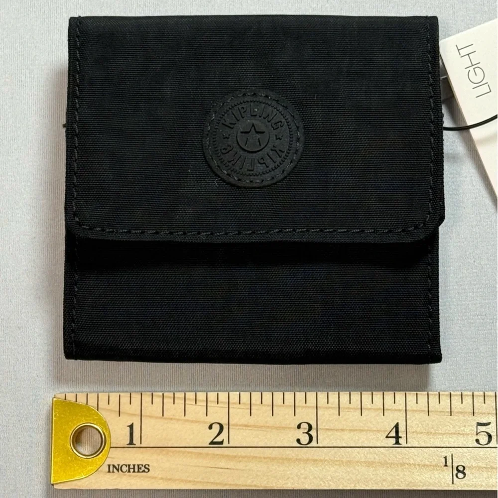 Kipling Black Trifold Wallet NWT
